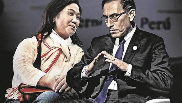 Martín Vizcarra y Keiko Fujimori se citaron a escondidas y todo terminó en bronca
