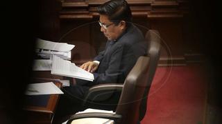 Se reinicia interpelación contra el ministro de Justicia Vicente Zeballos en Pleno del Congreso