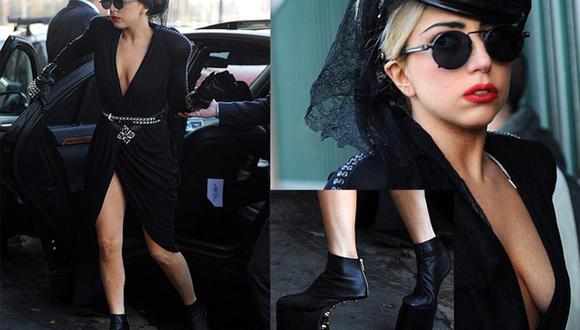Lady Gaga y sus 'peligrosos' zapatos