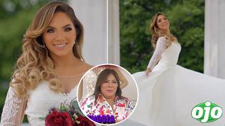 Diseñadora destruye el vestido de novia de Isabel Acevedo: “No va... no está de moda”