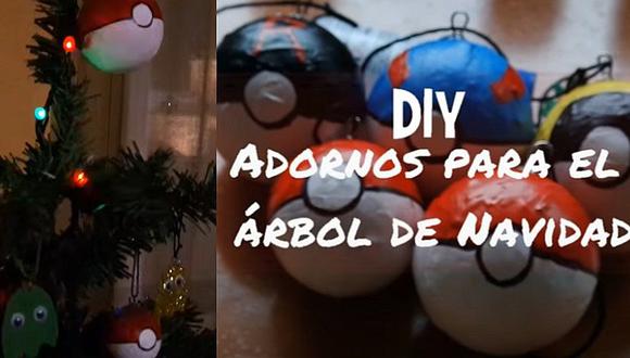 Navidad 2016: youtuber enseña cómo hacer adornos Pokémon para el arbolito (VIDEO)