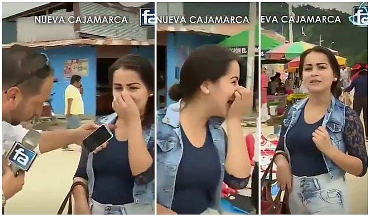 La Previa: jovencita es abordada por reportero y pasa el "roche" de su vida (VIDEO)