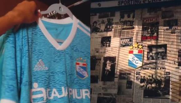 Sporting Cristal presentó la camiseta para la temporada 2022. (Foto: Captura)