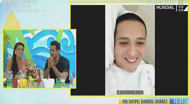 Reportero de Latina que estuvo enfermo se emociona al poder despedir 'Espectáculos' 