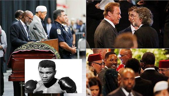 Muhammad Ali: Will Smith y Arnold Schwarzenegger le dan el último adiós