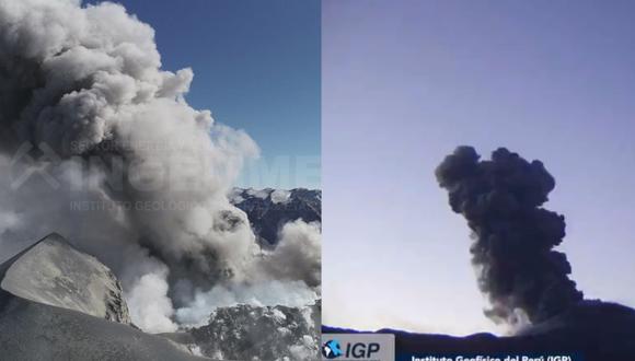 Arequipa: ocho distritos quedaron afectados por emisión de cenizas del volcán Sabancaya | VIDEO