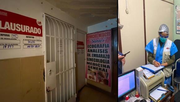 Agentes del orden afirmaron que laboratorio no tenía autorización para tomar estas pruebas. (Fotos: PNP)