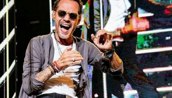 ¿Qué pasó con Marc Anthony? Cantante fue captado haciendo gestos extraños con su mandíbula mientras realizaba un show (Foto: Marc Anthony/Instagram)