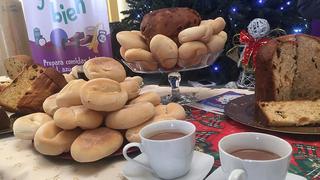 Navidad: panetón con mantequilla y taza de chocolate equivalen a ocho panes