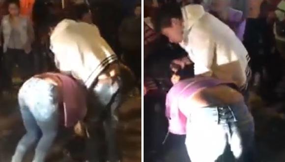 Mujeres se agarran a golpes en plena calle por el amor de un hombre (VIDEO)