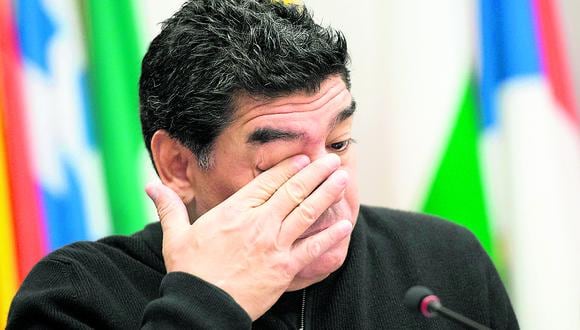 Maradona se pelea