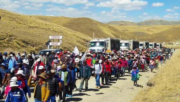 En las últimas semanas, las protestas han recrudecido en Chumbivilcas, los dirigentes mantienen su pliego de demandas, la empresa anunció una posible paralización y el diálogo se ha visto entrampado. (Foto: Andina)
