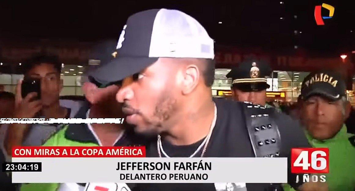 Jefferson Farfán a su llegada a Lima: "Espero recuperarme de mi lesión lo más rápido posible" 