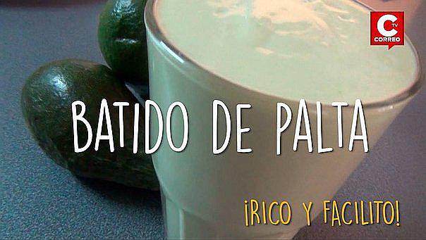 ¡Qué rico!: Batido de palta para engreír a la familia este fin de semana [VIDEO]