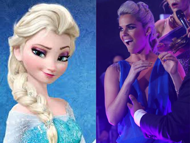 El Gran Show: Alessandra Denegri es comparada con Elsa de 'Frozen' [FOTOS]  
