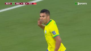 Brasil, clasificado: golazo de Casemiro para el 1-0 sobre Suiza en el Mundial | VIDEO