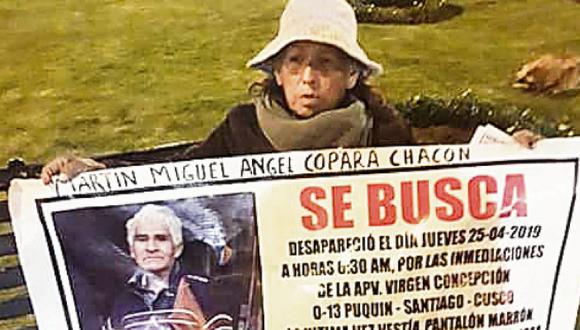 Cusco: abuelito sale a la calle con 6 soles y desaparece