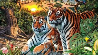 El reto viral que confunde a miles en redes sociales: ¿cuántos tigres ves en la imagen?