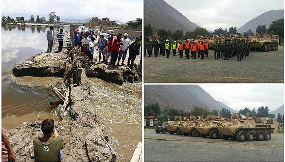 Huaicos en Lima: vehículos anfibios de la Marina de Guerra dan la mano en zonas afectadas (VIDEO)