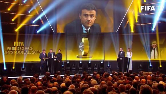 Balón de Oro: Luis Enrique es elegido como el mejor entrenador del 2015 