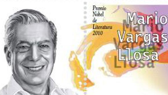 España presenta sello dedicado a Mario Vargas Llosa