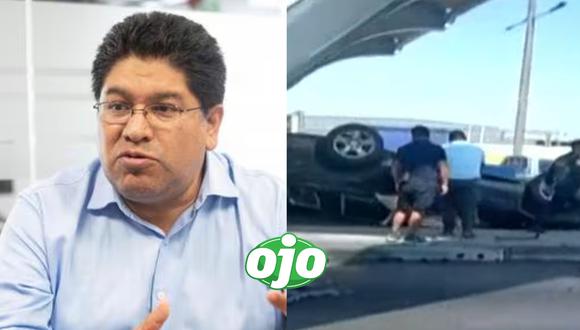Alcalde de Puente Piedra habría fugado tras choque en la Panamericana Norte