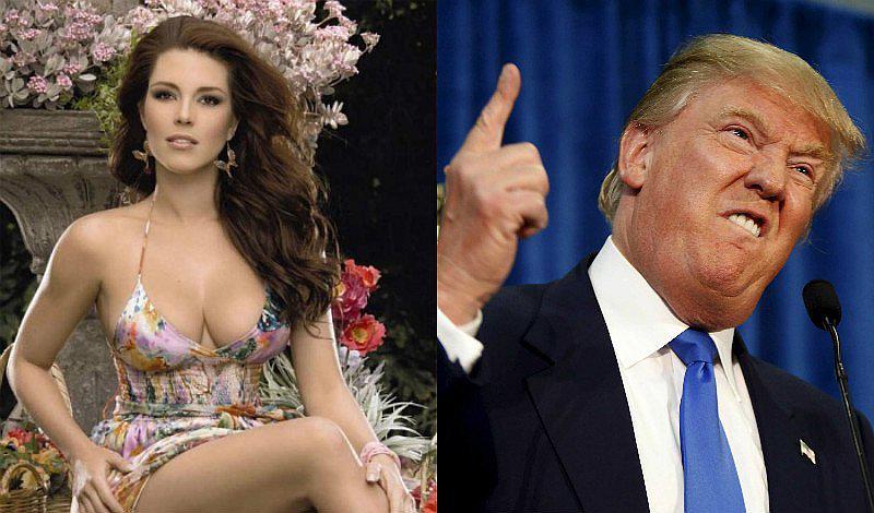 !Qué fuerte¡¡Alicia Machado se defendió ante el mismo Donald Trump!