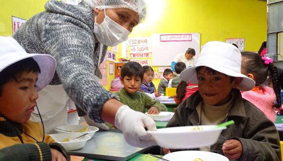 Qali Warmi,  del Midis, brinda el servicio alimentario escolar en todo el país. (Foto: Andina)