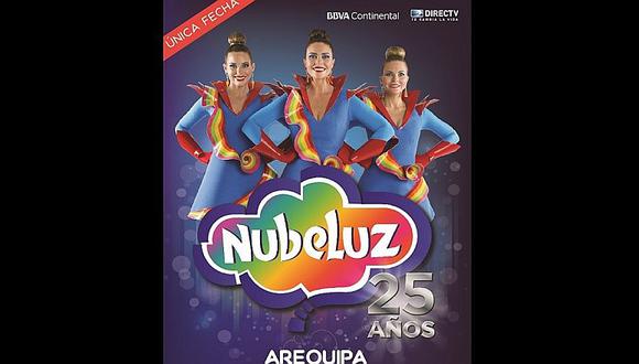 Nubeluz celebra sus 25 años en Arequipa y presentarán show en esta fecha