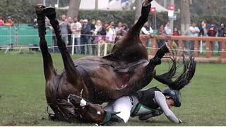 Caballo aplasta a jinete brasileño tras tropezar en competencia de los Juegos Panamericanos 2019