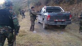 Ayacucho: sujetos disparan contra policías antidrogas y abandonan 40 paquetes de cocaína | VIDEO