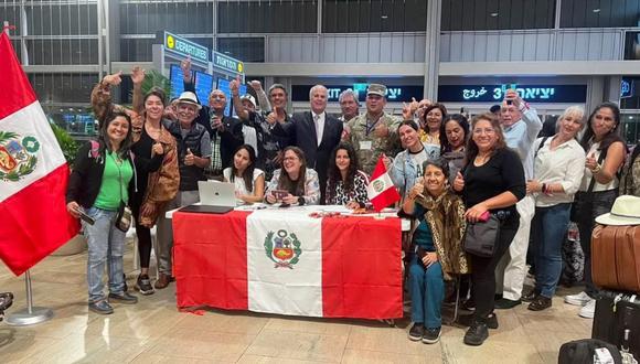 42 peruanos fueron evacuados de Israel