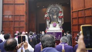 Señor de los Milagros: permiten el ingreso a devotos a la iglesia Las Nazarenas para ver al Cristo Moreno | FOTOS