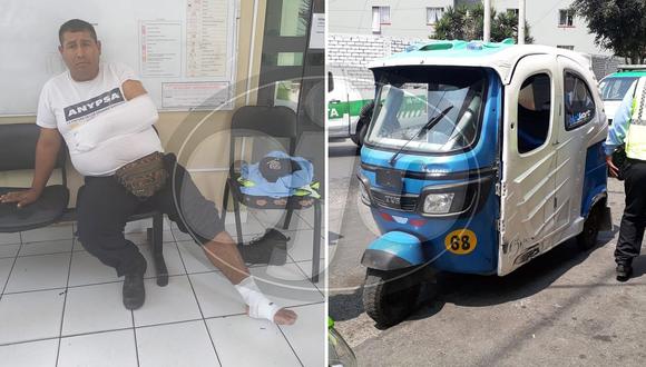 ​Surco: sereno fue secuestrado y golpeado por mototaxista extranjero (FOTOS)