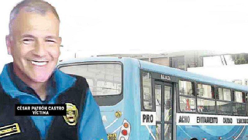 ¿Quién era el policía que fue asesinado en el bus el "Chino"?