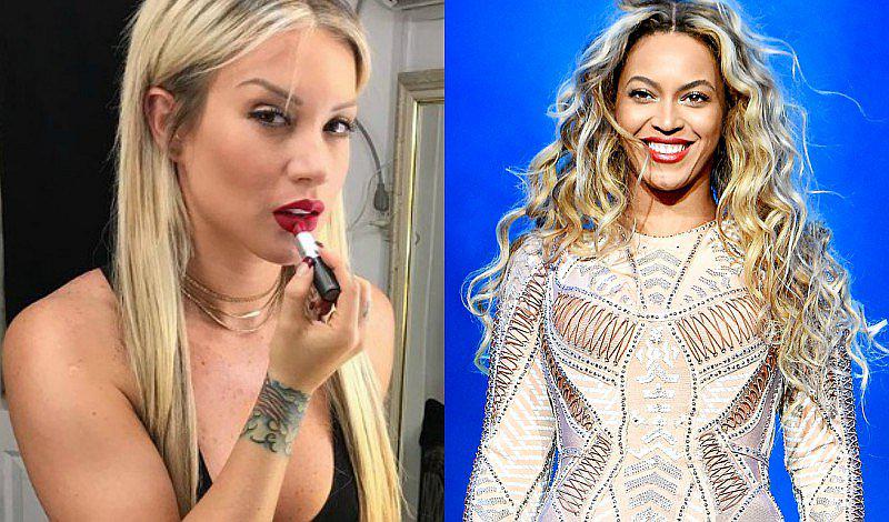 Leslie Shaw se inspira en Beyoncé y usa bello accesorio