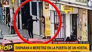 San Martín de Porres: sujeto ataca a balazos a mujer en puerta de hostal de Av. Tomás Valle