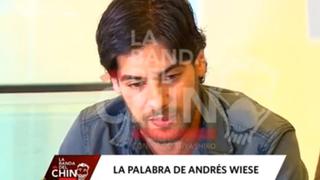 Andrés Wiese se quiebra: “Hay un punto en que el dolor ya no lo quieres aguantar más”│VIDEO