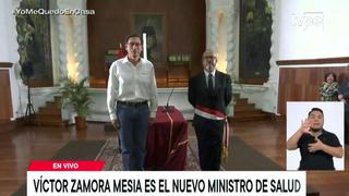 Coronavirus en Perú: Víctor Zamora juró como nuevo ministro de Salud