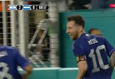 Messi, amo del gol: definición de ‘globito’ para el 3-0 de Argentina vs. Honduras | VIDEO