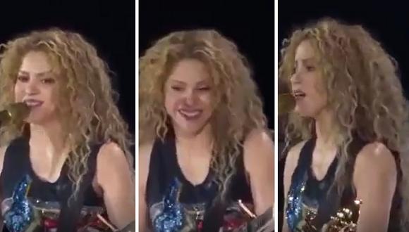 Shakira confunde letra de su famosa canción "Invevitable"