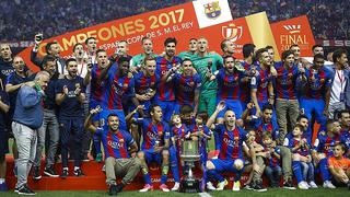 Barcelona, gracias a Messi, gana su 29ª Copa del Rey como consuelo