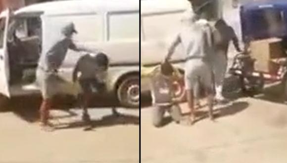 Piura: Graban a tres ladrones asaltando minivan en 47 segundos durante la cuarentena | VIDEO