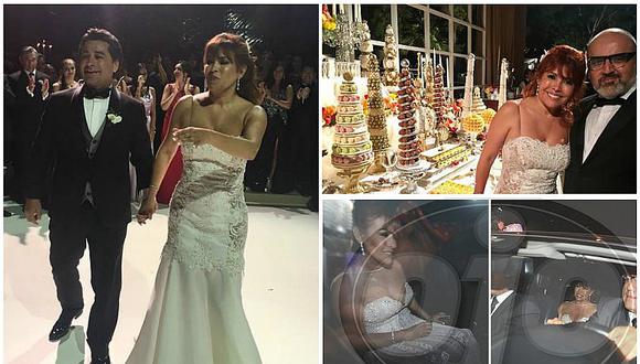 Magaly Medina: así de espectacular fue su torta de matrimonio (FOTOS)