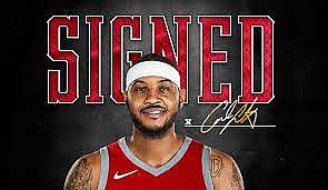 ​NBA: Carmelo Anthony firma con Rockets y ¡recibe sueldo mínimo!