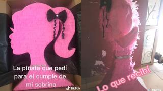 Mujer quería regalar una piñata de Barbie a su sobrina, pero todo resultó tan mal que se hizo viral en TIktok
