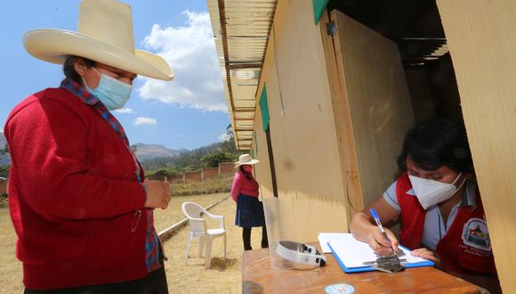 Realizaron tamizajes por el COVID-19 a pobladores de La Asunción (Foto: Gore Cajamarca).