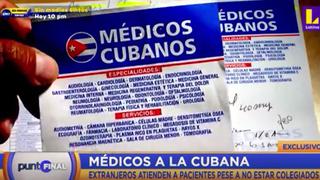 Clínica Médicos Cubanos es allanada por la PNP tras denuncia sobre doctores sin colegiatura ni especialidad