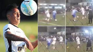 Christian Cueva fue víctima de una jugada de lujo que terminó en gol en una ‘pichanga’ | VIDEO 