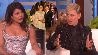 Ellen Degeneres confronta a Priyanka Chopra por no invitarla a su boda con Nick Jonas